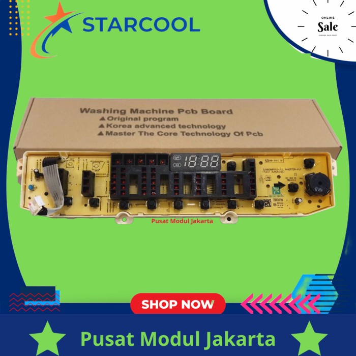 Display Modul Pcb Mesin Cuci Lg T2108Vsam