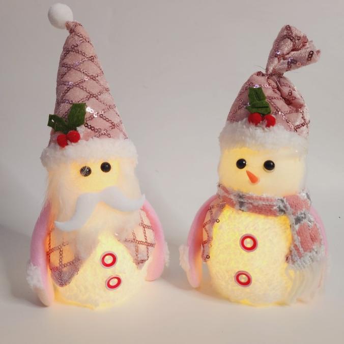 

Ornamen Snowman Santa Boneka Salju Led Lampu Tidur Souvenir Kado Natal Berkualitas