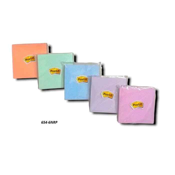 

Gratis Ongkir Sticky Notes Memo Tempel 3M Post It 654 Soft Color 76X76 Isi 65 Lbr