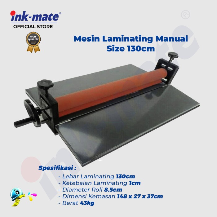 

Mesin Laminating/Laminasi/Laminator Dingin Manual 130Cm
