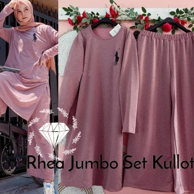 Setelan Jumbo Sepeda Wanita Muslimah/Baju Setelan Olahraga Muslim