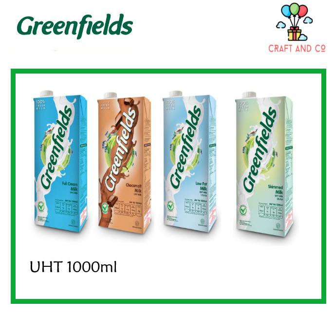 

Ready Stock !!! Greenfields Uht 1000Ml Full Cream / Chocolate / Low Fat Cikarang - Siap Kirim