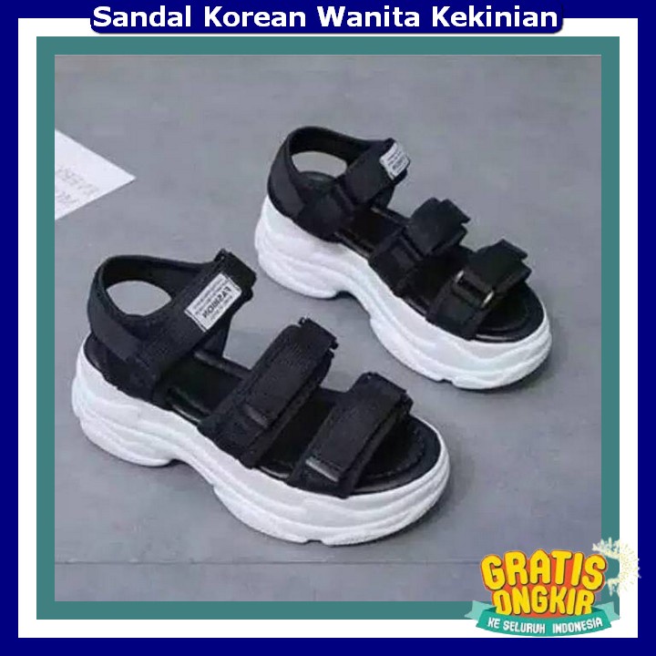 Swpatu Wanuta Viral Aestetic Sepatu Sendal Cewek Seotau Sabdal Waniya Tali Terbaru 2024 Sandal Dewas