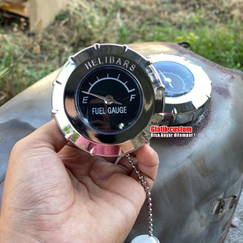 Promo Spesial tutup tangki cb indikator bensin  cb gl 100 win 100 japstyle custom tutup bensin cb in