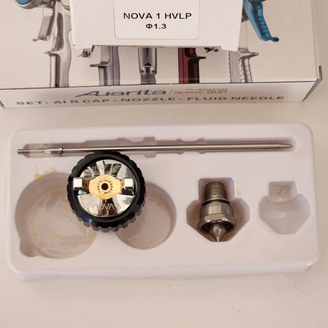 PROMO Nozzle Kit Spray Gun Auarita NOVA1 HVLP Cap Needle ORIGINAL NOVA1 HVLP