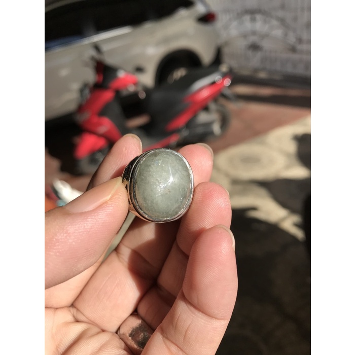 [Baru] Batu White Sapphire Star  050  Terbaru