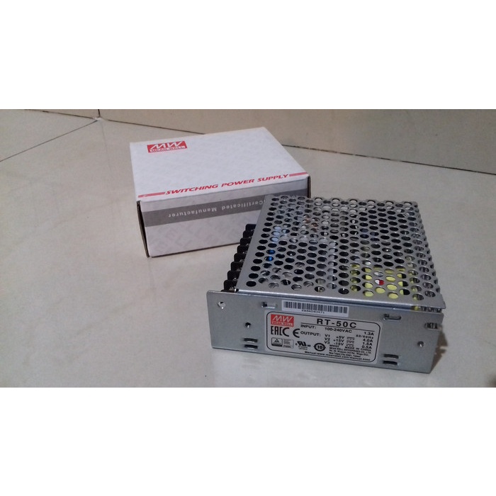 [New] Power Supply Mean Well Rt-50C - Mean Well Psu Terbaru
