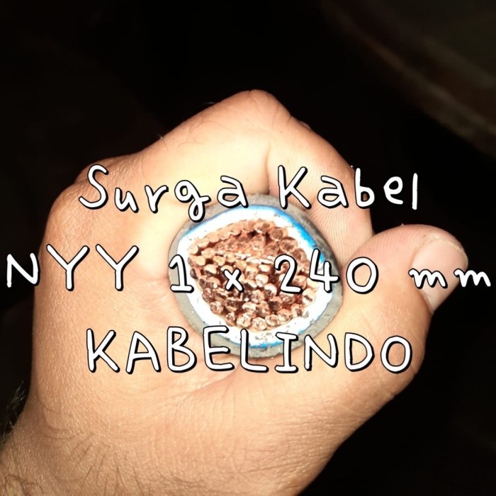 [Ori] Kabel Nyy 1 X 240 Mm Kabelindo/ Kabel Listrik Nyy 1 X 240 Mm Kabelindo Terbaru