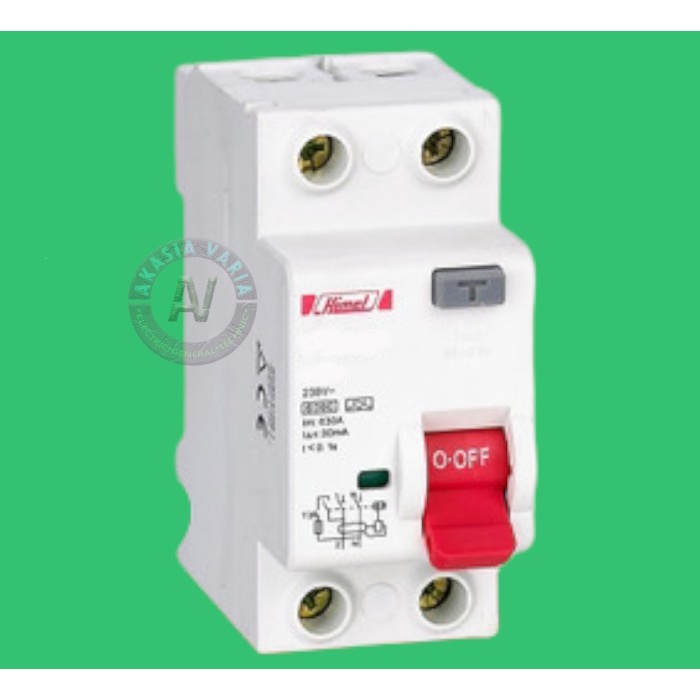 ✨Ori Himel Hdb6Vr225Sc Rccb 1P  N 25A 30Ma Rccb/Elcb Diskon