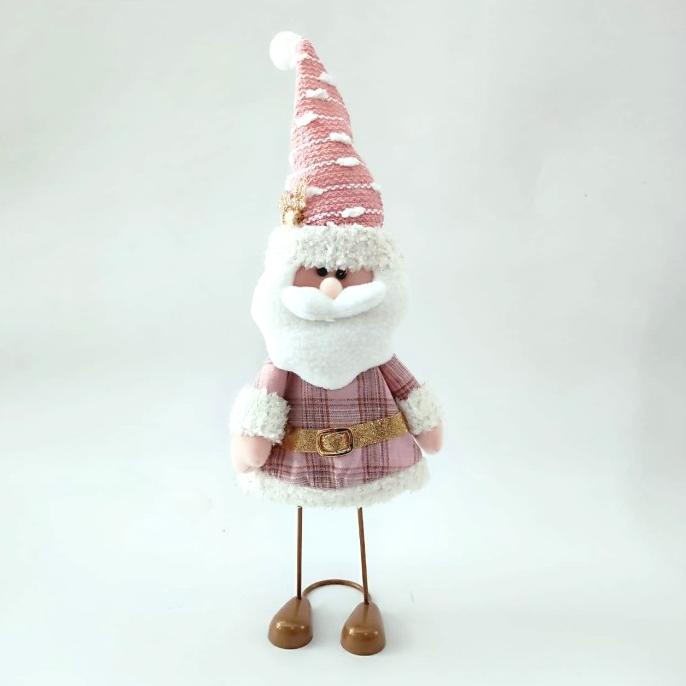

Boneka Natal Kaki Besi Panjang Santa Pink Snowman Pastel Kado Natal Stok Terbatas