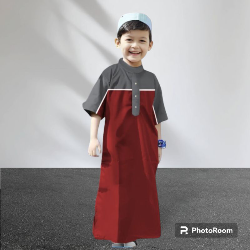 setelan baju muslim anak/baju Koko anak laki laki/Koko gamis anak laki laki 1-10 tahun