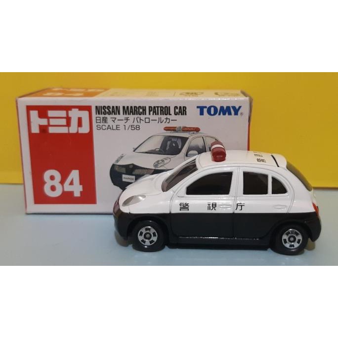 Tomica Takara Tomy Biru 84 Nissan March Patrol Car