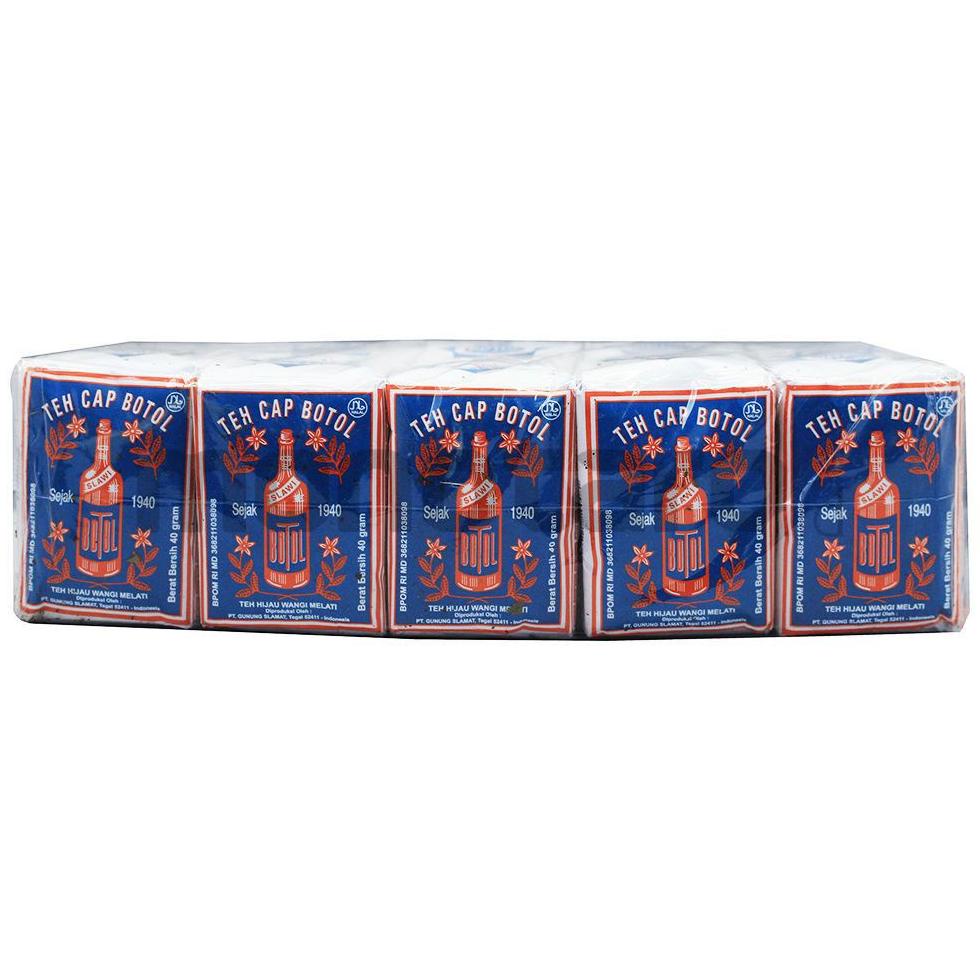 

Terjangkau MUMTAAZZTORE TEH CAP BOTOL BIRU 40GR ISI 10