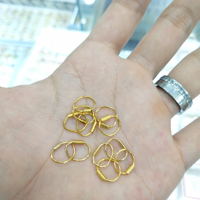 [Original] Anting Bayi Emas 375 0.5 Gram Limited
