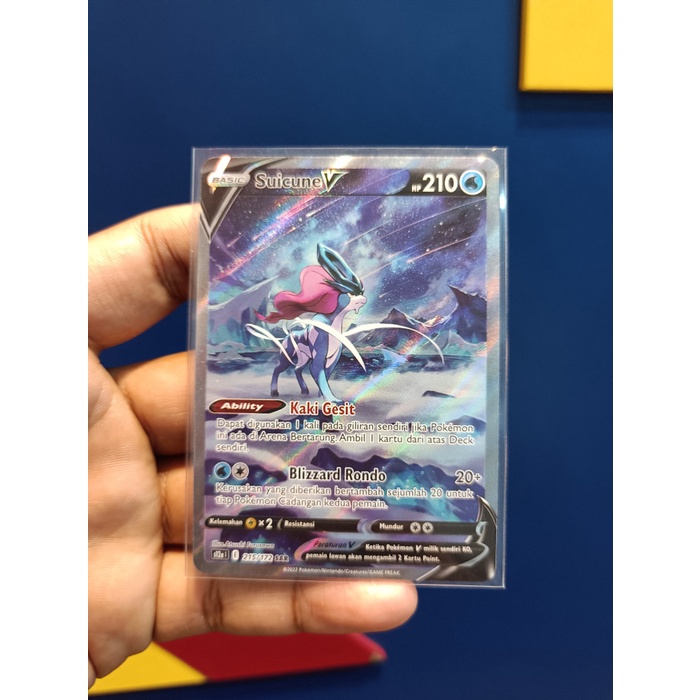 ✅COD Suicune V S12A 215/172 Sar - Pokemon Tcg Indonesia Berkualitas