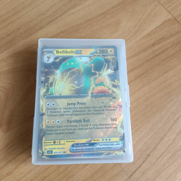 ✅COD Pokemon Tcg Indonesia Original - Deck Custom Bellibot Ex Terbaru