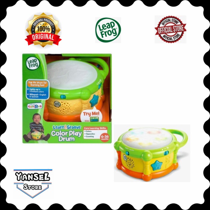 ✅New Leapfrog Learn  Groove Color Play Drum Diskon