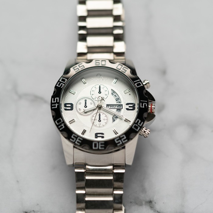 ✅New Ori Jam Tangan Pria Christyan Arden Daydate Ca8695 Gth - White 46Mm Berkualitas