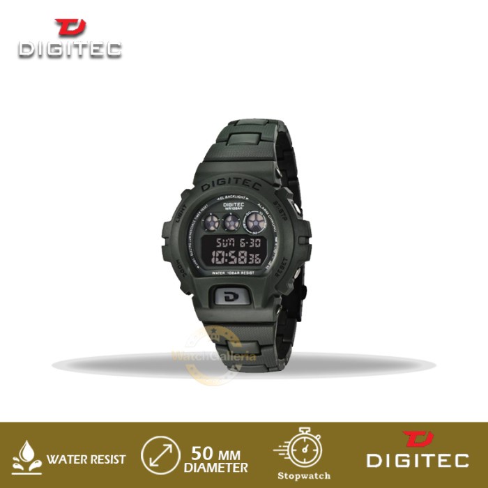 ✅New Ori Jam Tangan Digitec Pria Rubber Dg5198R Dg-5198R Gr-4B Terbaru