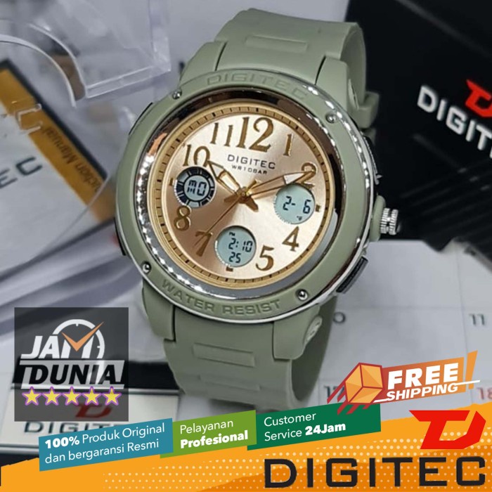 DIGITEC ORIGINAL BDG-4091T GR BDG4091 DIGITEC 4091 JAM TANGAN WANITA