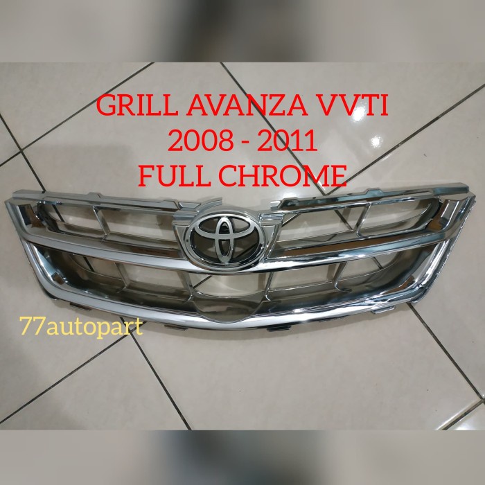 ✅Original Grill Avanza Vvti 2008 - 2011 Full Chrome Type G Dan E Diskon
