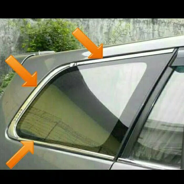 ✅Original End Pilar Lis Kaca Samping Belakang Baris 3 Toyota Innova 2005-2015 Terbaru