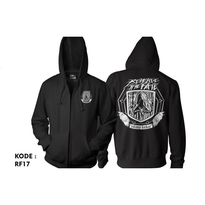 Jaket Revenge The Fate Band-Zipper Irveng The Fate-Hoodie-Switer Rf17