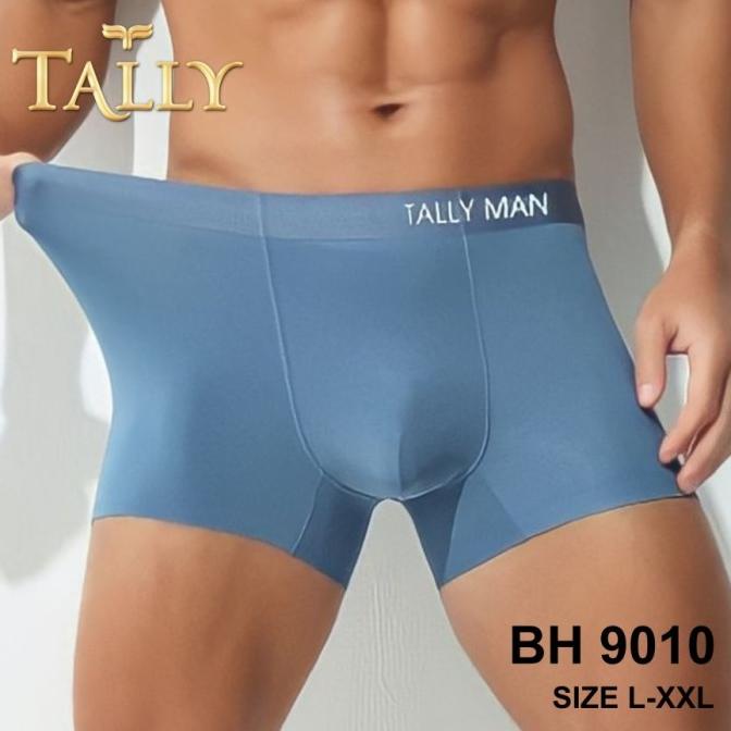 Celana Dalam Boxer Pria TallyMan 9010 Ice Silk Microfiber Isi 3
