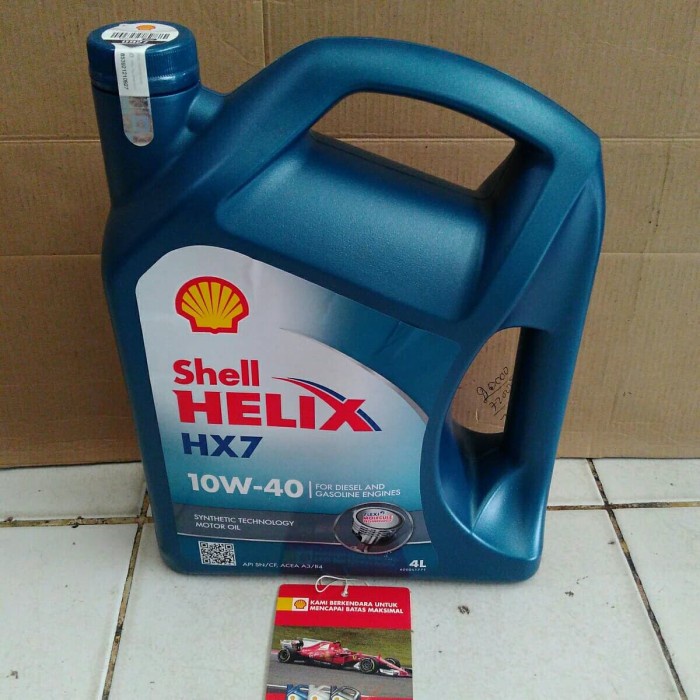 ✨Baru Oli Shell Hx7 10/40 Galon/ Oli Shell Hx7 10/40 Galon 4Ltr Terbaru