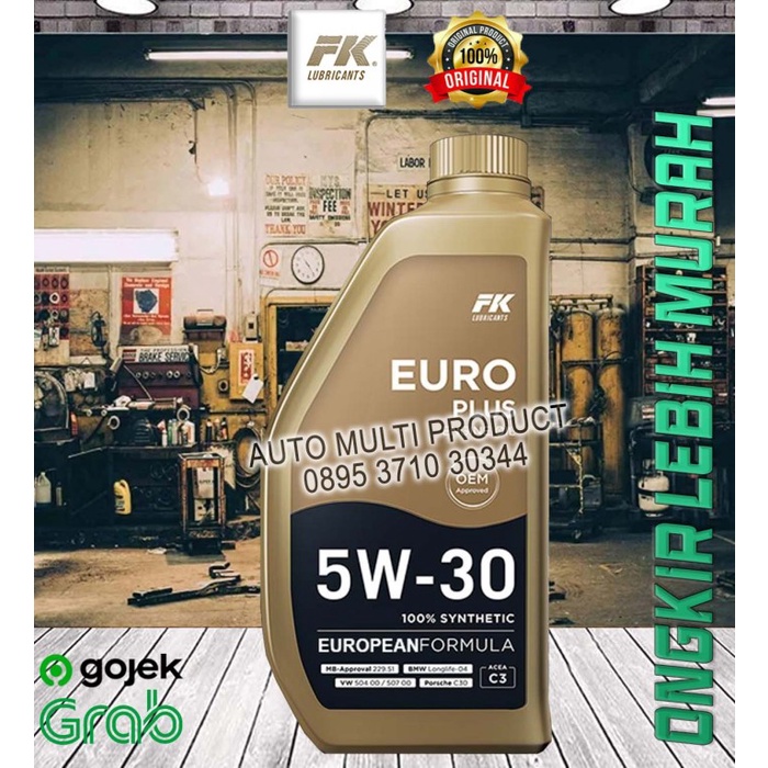 ✨Baru Oli Oli Fk Mobil Bensin Euro Sn/Cf C3 5W30 1 Liter Limited