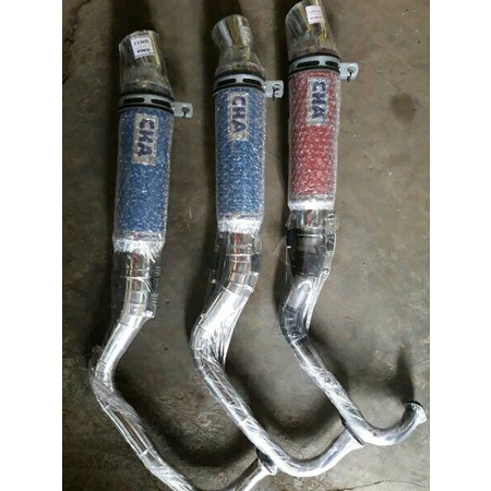 ✨COD Knalpot Racing Merk Cha Untuk Yamaha Mio Sporty Mio Smeal Berkualitas