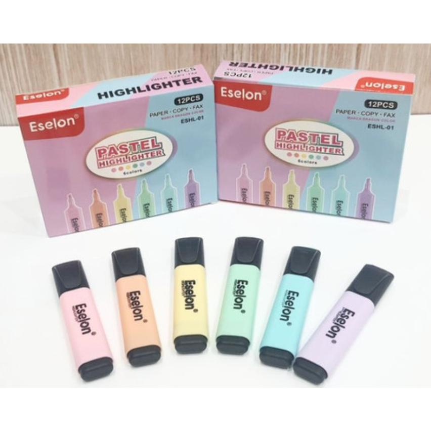

Model Baru (12pc) HIGHLIGHTER / STABILO PASTEL / PENANDA WARNA WARNI .,