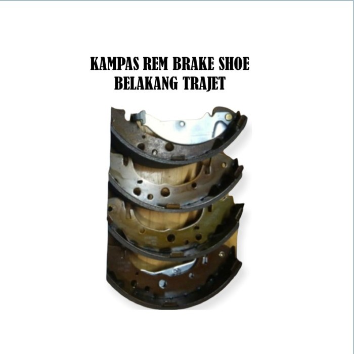 [Baru] Kampas Rem Belakang Trajet Brake Shoe Trajet Terbatas