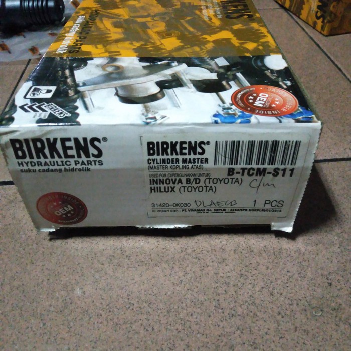 [Baru] Master Kopling Atas Toyota Hilux Cylinder Master Atas Toyota Hilux Terbaru