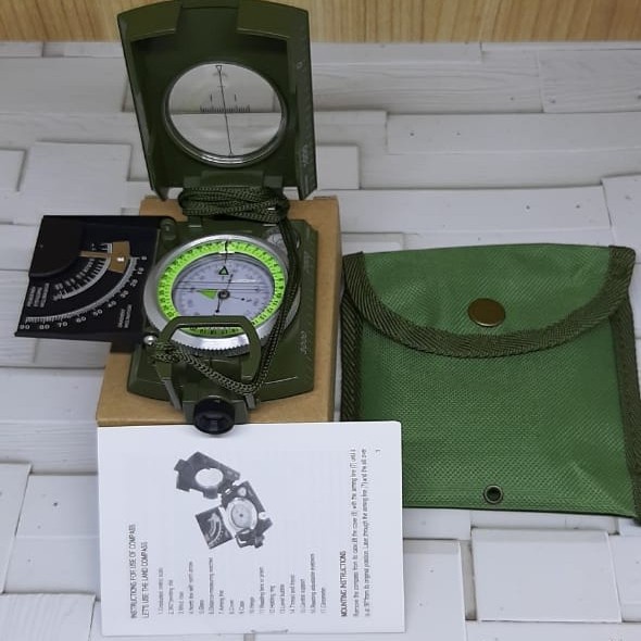 KOMPAS BIDIK COMPASS LENSATIC CLINOMETER ORIGINAL ASLI SEPERTI SUUNTO
