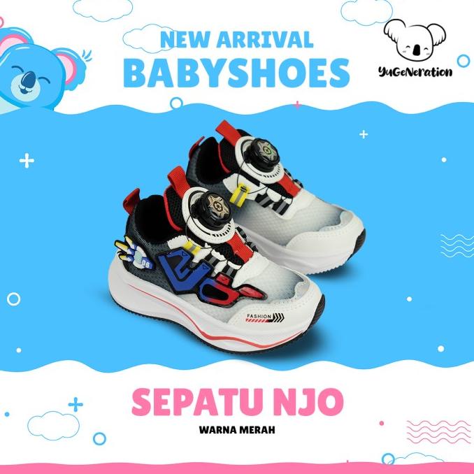 Sepatu sneaker anak laki-laki tali putar model terbaru 2023