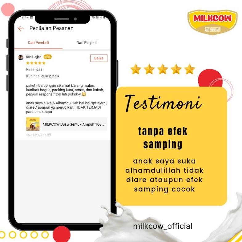 

Limited - MILKCOW Susu Gemuk Ampuh 100% Susu Sapi Fullcream .,