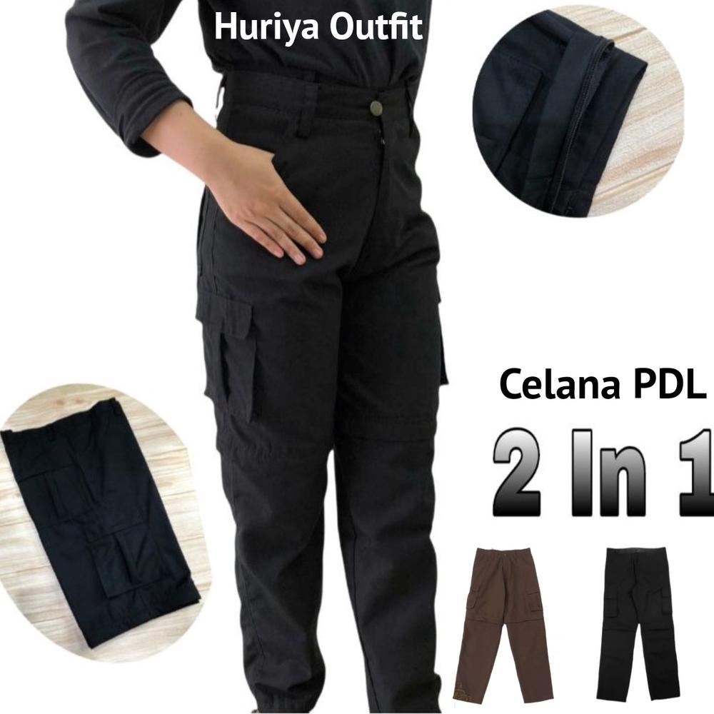 Recomend CELANA PRIA/CELANA PDL PRIA DAN WANITA /HITAM/CELANA CARGO PDL SEKOLAH 