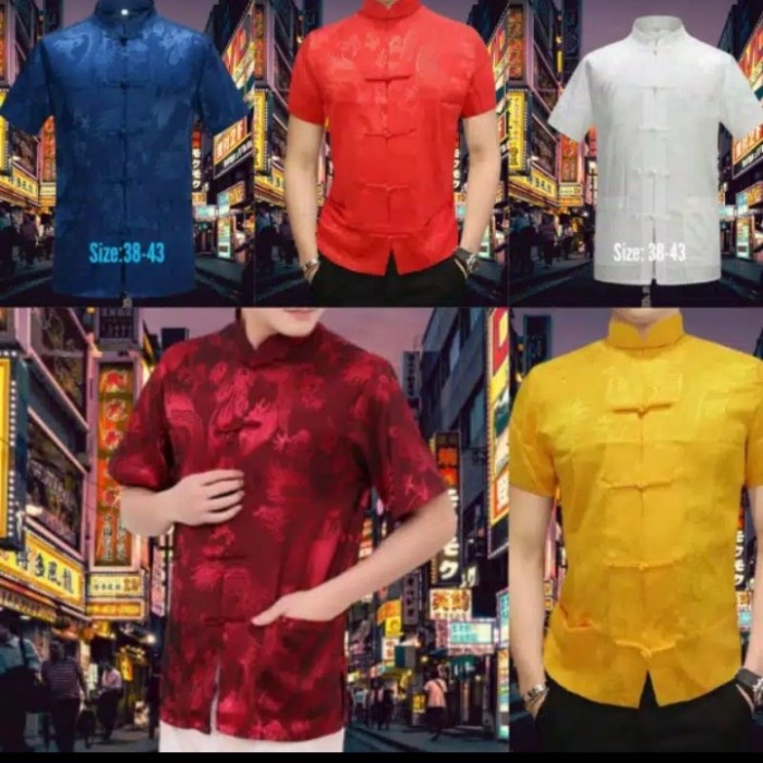 [COD] Cheongsam Pria Imlek Terbatas
