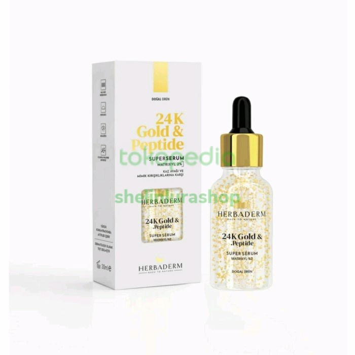 [New Ori] Herbaderm Super Serum 24K Gold  Peptide Diskon