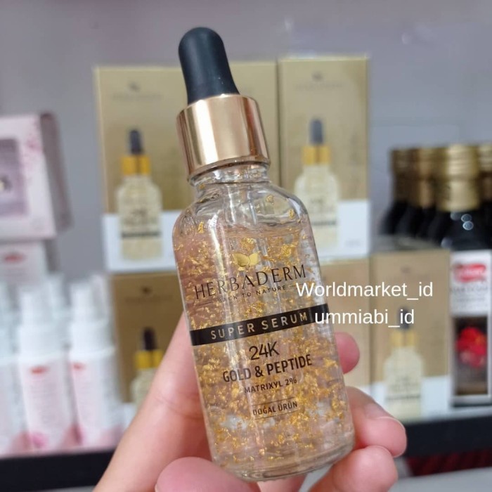 [New Ori] Herbaderm Gold 24K Serum Original Turki 🇹🇷 Terbatas