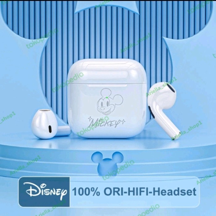 Headset Bluetooth Disney Tws 5,3 Mini Wireless