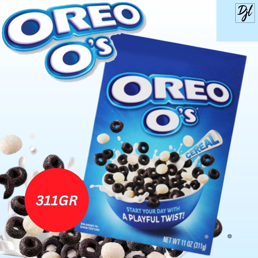 

Post Oreo O'S Cereal 311G Sereal Sarapan 1 Pak