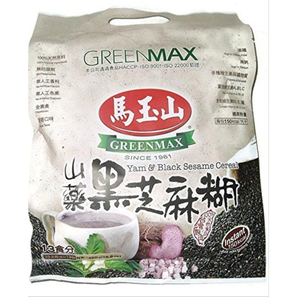 

Greenmax Yam & Bla Sesame Cereal