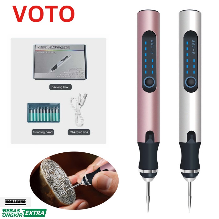 ✅COD Bor Listrik Mini Grinder Polishing Alat Ukir 18000 Rpm  20 Mata Bor Diskon