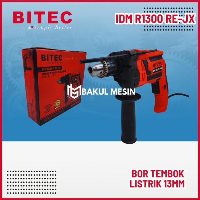 ✅COD Mesin Bor Tembok Listrik 13Mm Impact Drill Idm R1300 Bitec Idmr1300 Terbatas