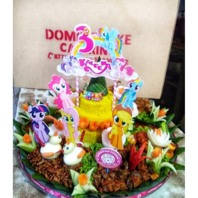 Nasi Tumpeng - Nasi tumpeng untuk 15 orang - Nasi kuning Tumpeng Tampa TS