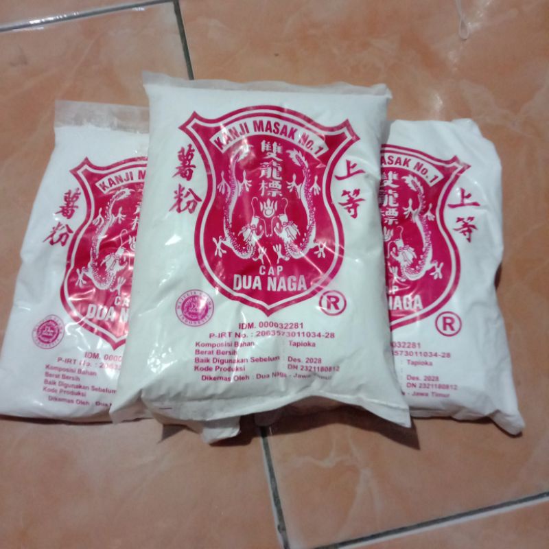 

Tepung Kanji Dua Naga 250 gram