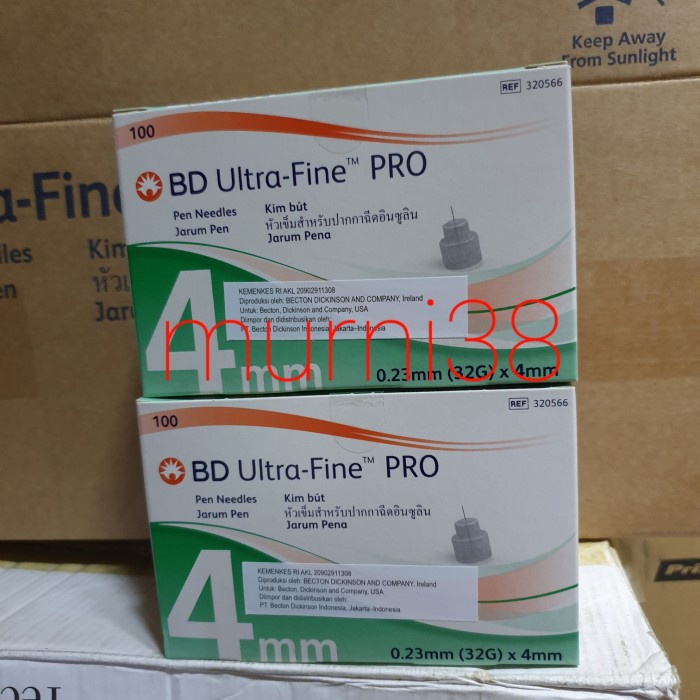 Jarum Insulin Micro-Fine BD 0,23mmx4mm /Microfine Hijau