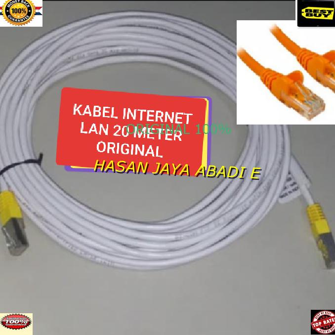 HJ238 original Kabel LAN 20 meter UTP Scable konektor wifi internet